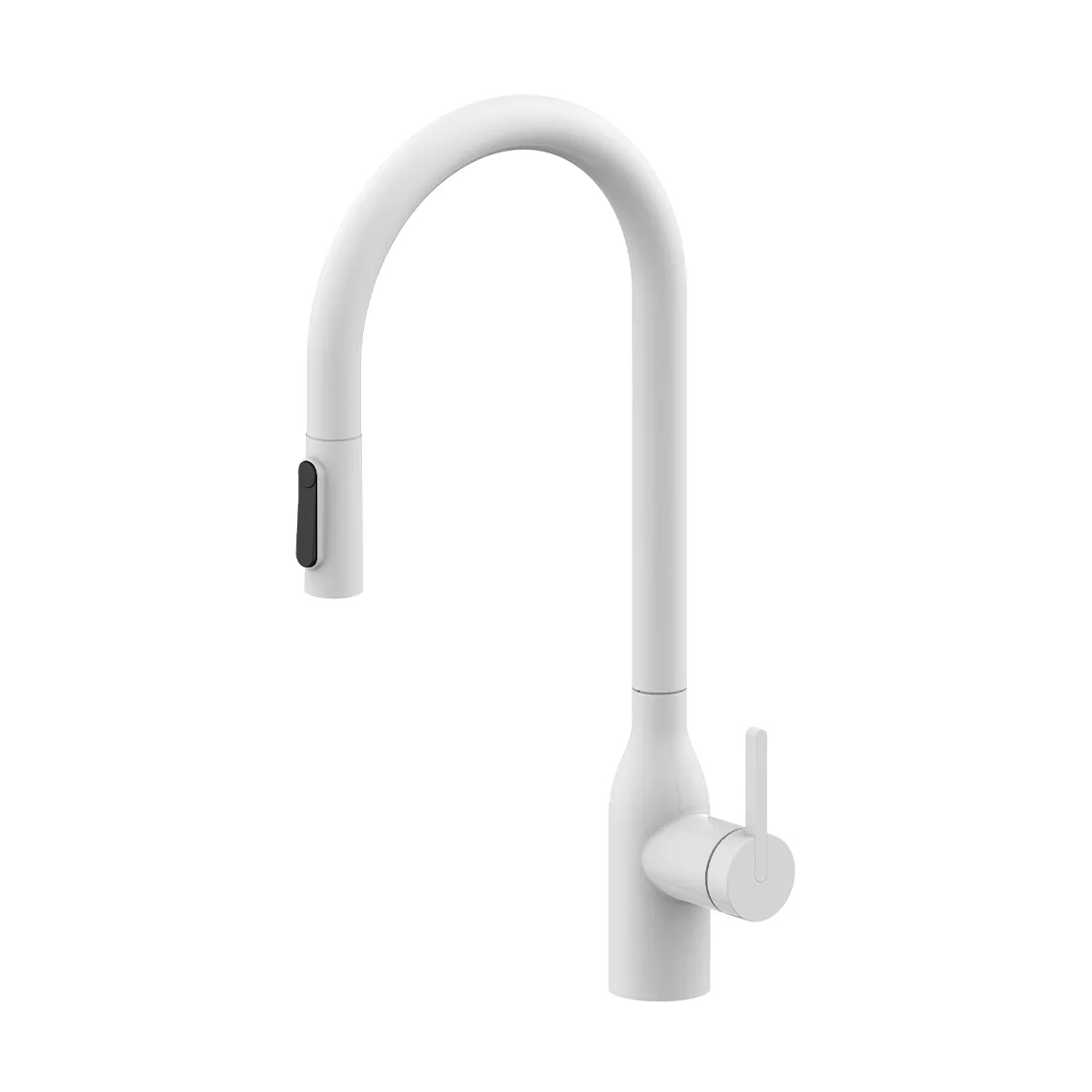 Смеситель Paulmark UNIVERSAL Un213880-WH белый матовый фото 1 в Ростове-на-Дону