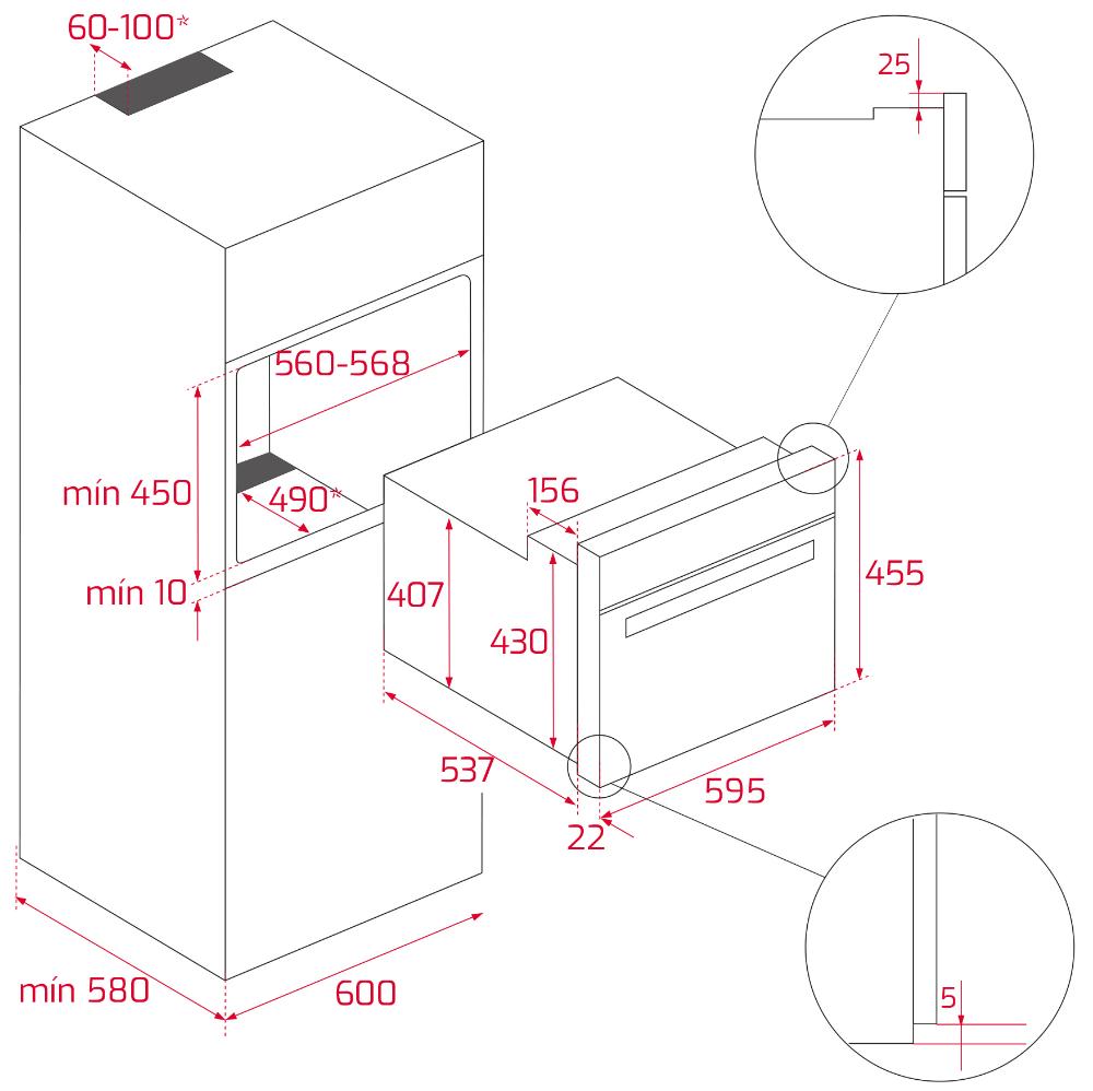 Компактный дух.шкаф Teka HSC 644 C фото 2 в Ростове-на-Дону