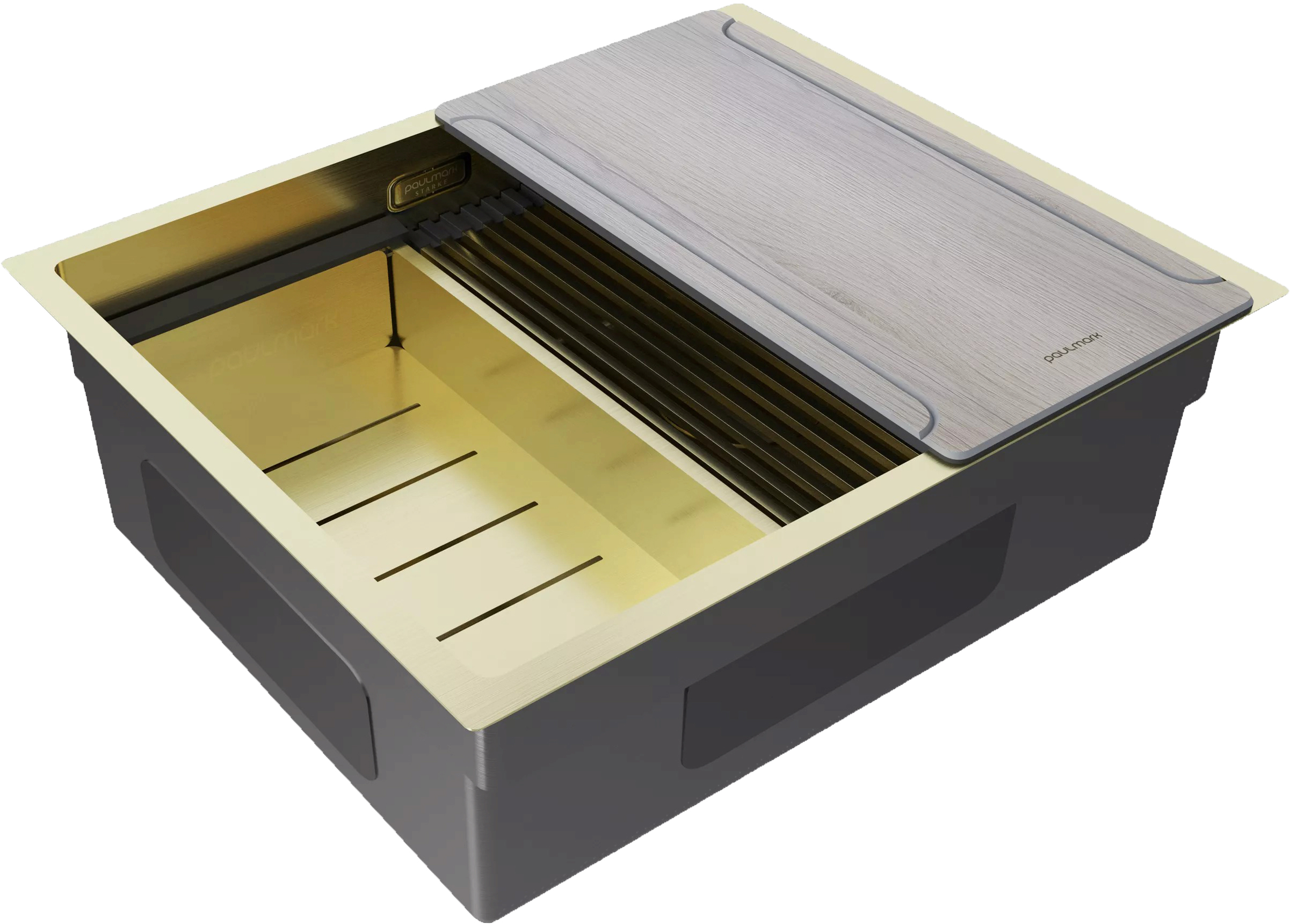 Мойка Paulmark NEXT-MULTI SINK 54 UNI PM785445-LG светлое золото фото 2 в Ростове-на-Дону Мойка Paulmark NEXT-MULTI SINK 54 UNI PM785445-LG светлое золото фото 2 в Ростове-на-Дону