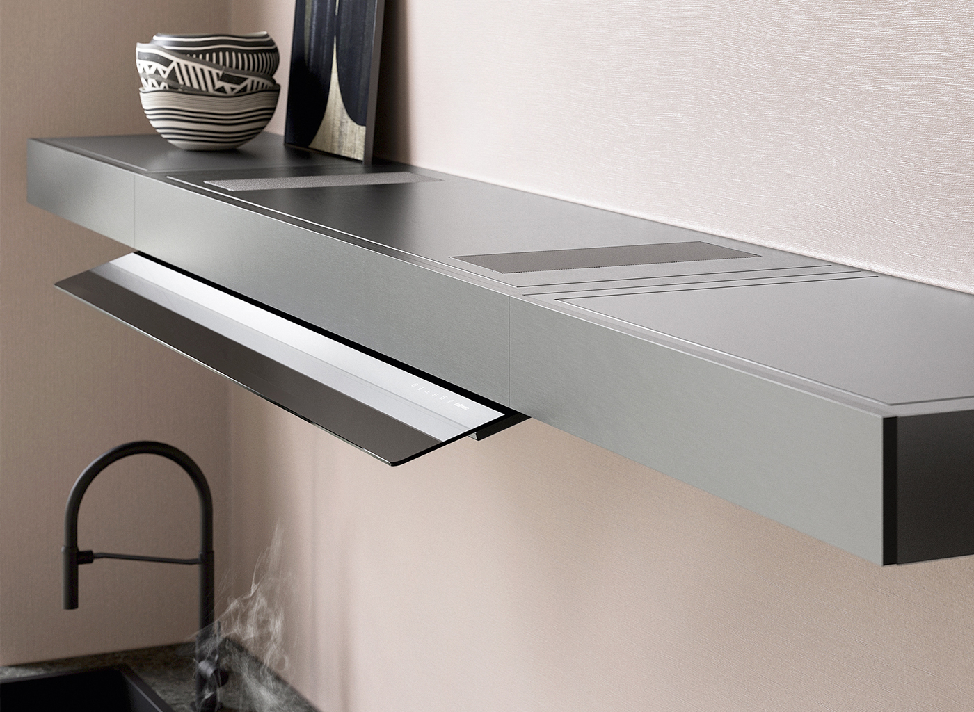Вытяжка Falmec SHELF 120 NERO (режим рециркуляции) фото 1 в Ростове-на-Дону Вытяжка Falmec SHELF 120 NERO (режим рециркуляции) фото 1 в Ростове-на-Дону