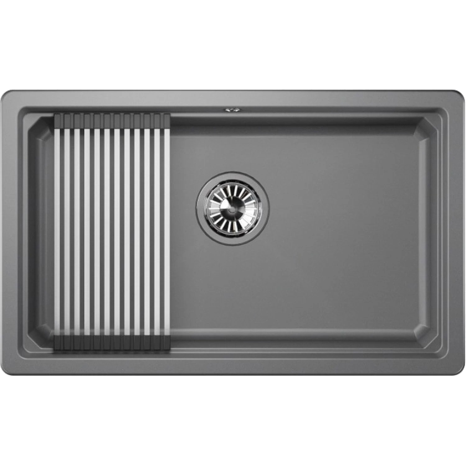 Мойка GRANULA Kitchen Space 7303U, АЛЮМИНИУМ фото 2 в Ростове-на-Дону