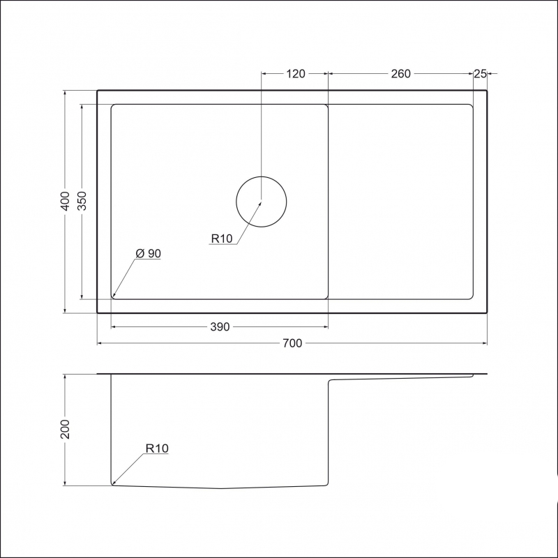 Мойка Emar EMB-124 PVD Nano Dark фото 2 в Ростове-на-Дону