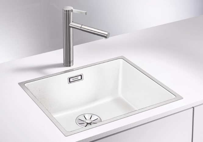 Мойка Blanco SUBLINE 500-IF отводная арматура InFino® фото 2 в Ростове-на-Дону