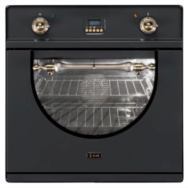 Духовой шкаф ILVE 600 AMP/MX графит, ручки хром в Ростове-на-Дону
