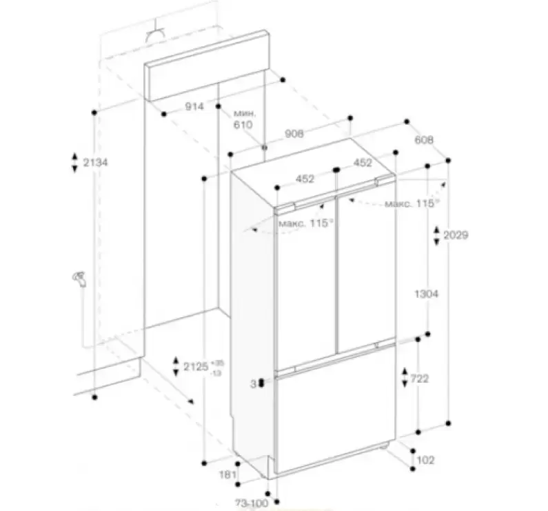 Встраиваемый холодильник Gaggenau RY492304 фото 3 в Ростове-на-Дону Встраиваемый холодильник Gaggenau RY492304 фото 3 в Ростове-на-Дону
