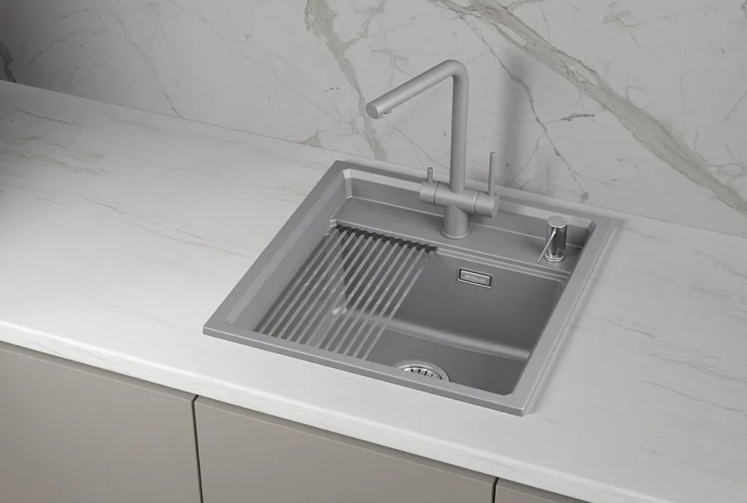 Мойка GRANULA Kitchen Space 5002i, АЛЮМИНИУМ фото 3 в Ростове-на-Дону
