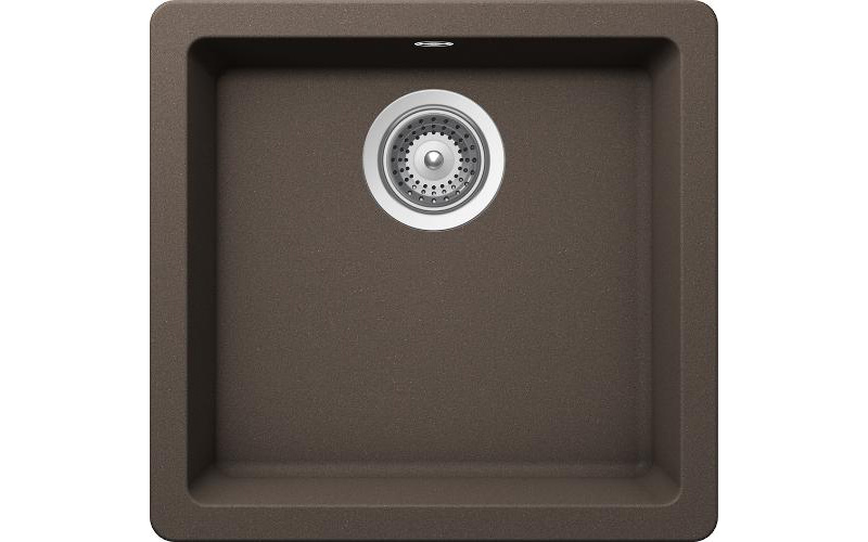 Мойка SCHOCK  Quadro 50 (N-100S) Cristalite 450x430 (подстольный монтаж) мокка в Ростове-на-Дону
