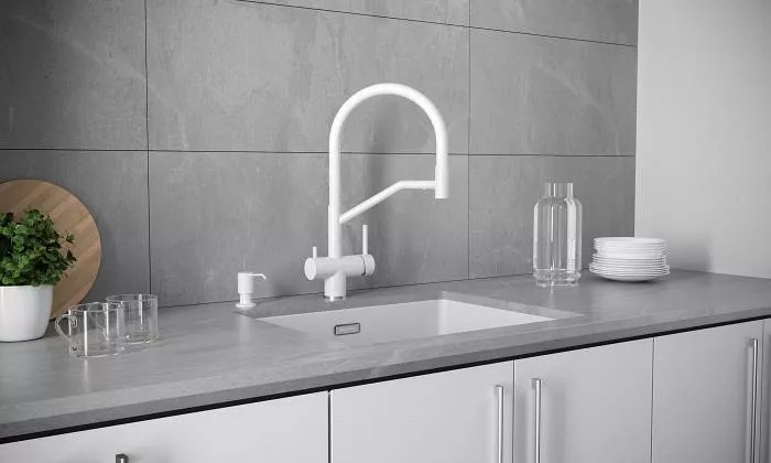 Смеситель Paulmark RUBERT Ru213175-WH белый матовый фото 4 в Ростове-на-Дону Смеситель Paulmark RUBERT Ru213175-WH белый матовый фото 4 в Ростове-на-Дону