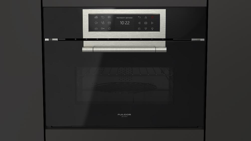 Компактный духовой шкаф с функцией СВЧ Fulgor Milano FCLCMO 4510 TEM BK фото 1 в Ростове-на-Дону