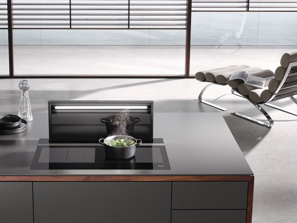 Встраиваемая вытяжка Miele DAD 4840 Black Levantar фото 2 в Ростове-на-Дону