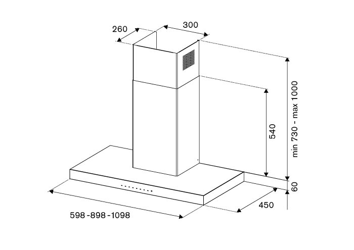 Вытяжка Bertazzoni KT90P1NEV фото 3 в Ростове-на-Дону