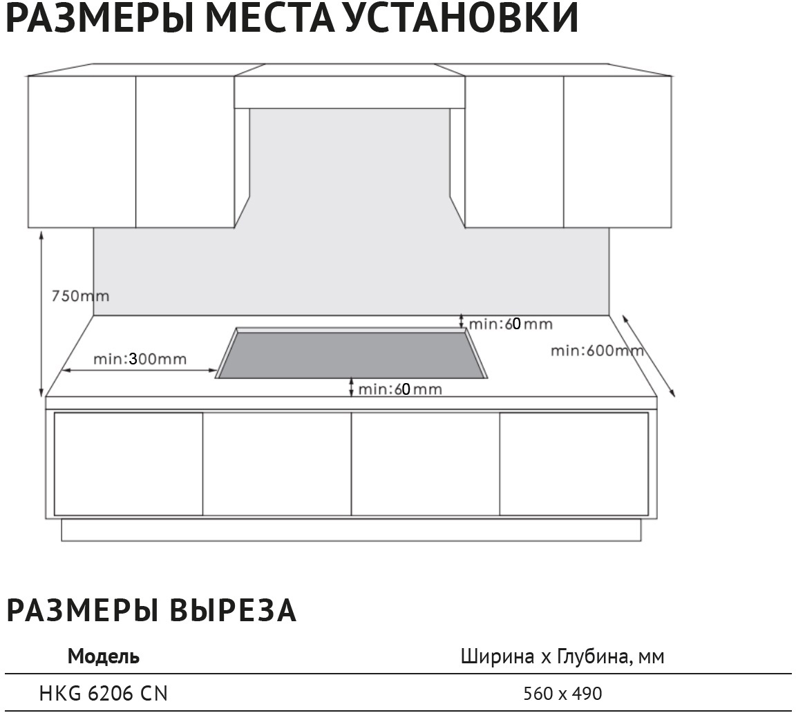 Комбинированная панель Korting HKG 6206 CN фото 4 в Ростове-на-Дону