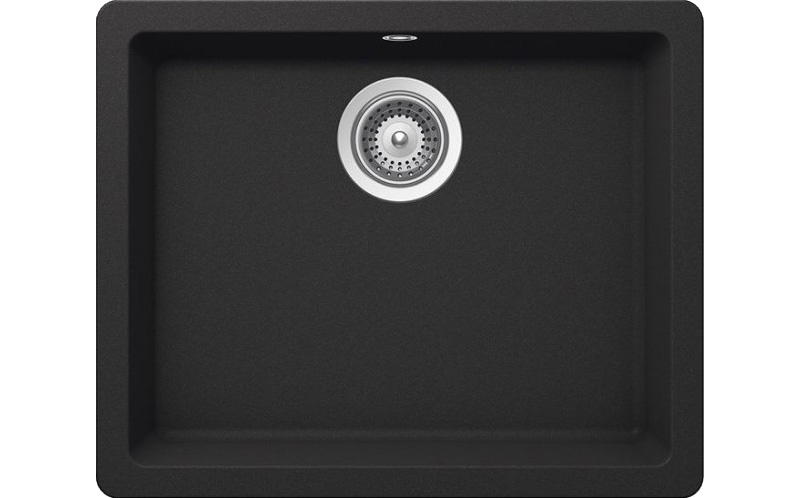 Мойка SCHOCK  Quadro 60 Cristalite 550x430 (подстольный монтаж) оникс в Ростове-на-Дону