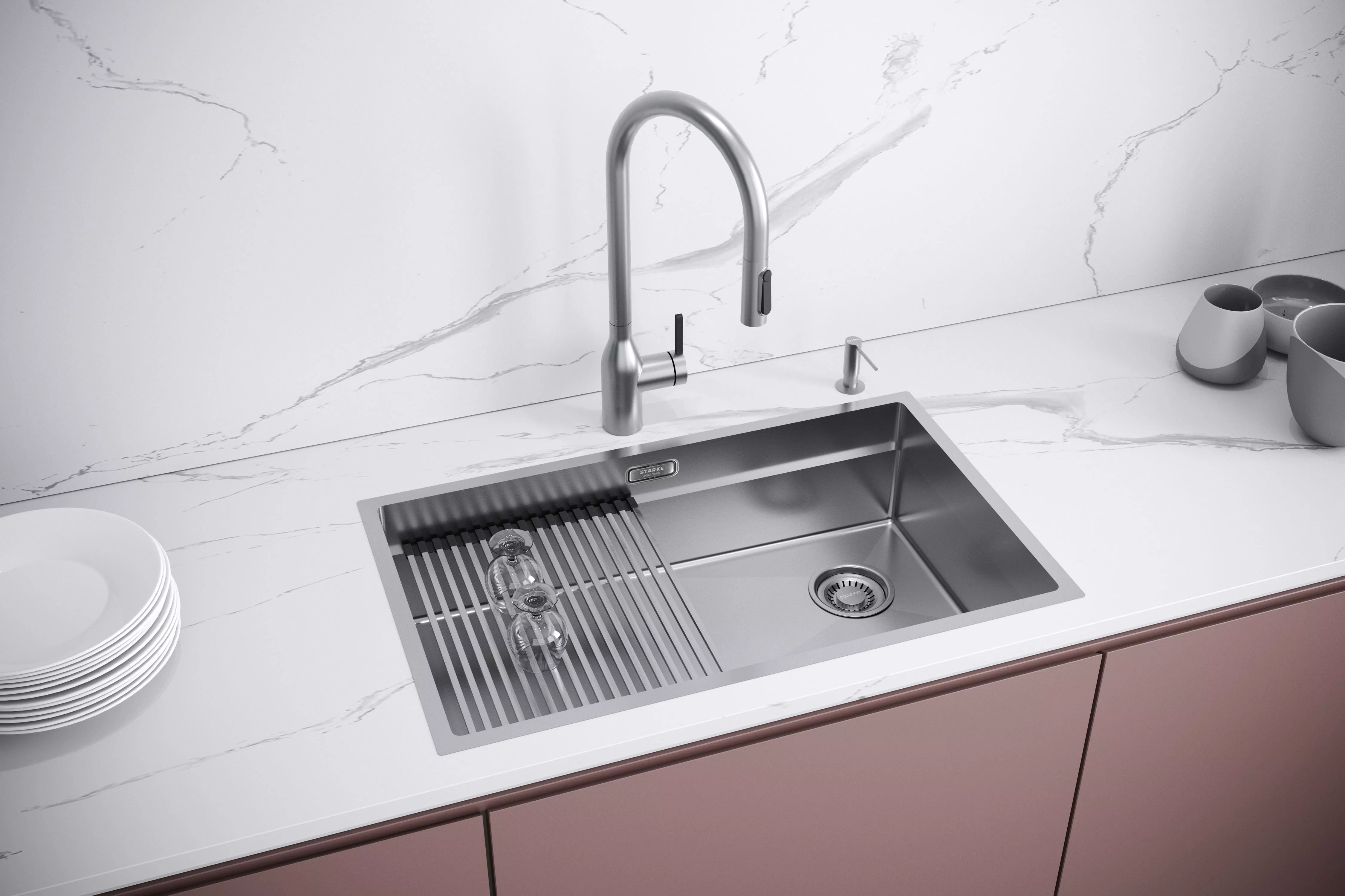 Смеситель Paulmark UNIVERSAL Un213880-BS брашированная сталь фото 2 в Ростове-на-Дону Смеситель Paulmark UNIVERSAL Un213880-BS брашированная сталь фото 2 в Ростове-на-Дону