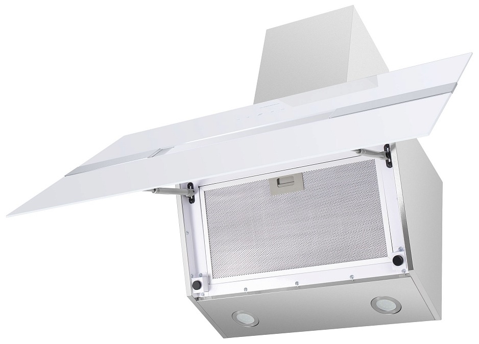 Вытяжка Maunfeld Mersey 90 WHITE Glass WHITE фото 9 в Ростове-на-Дону