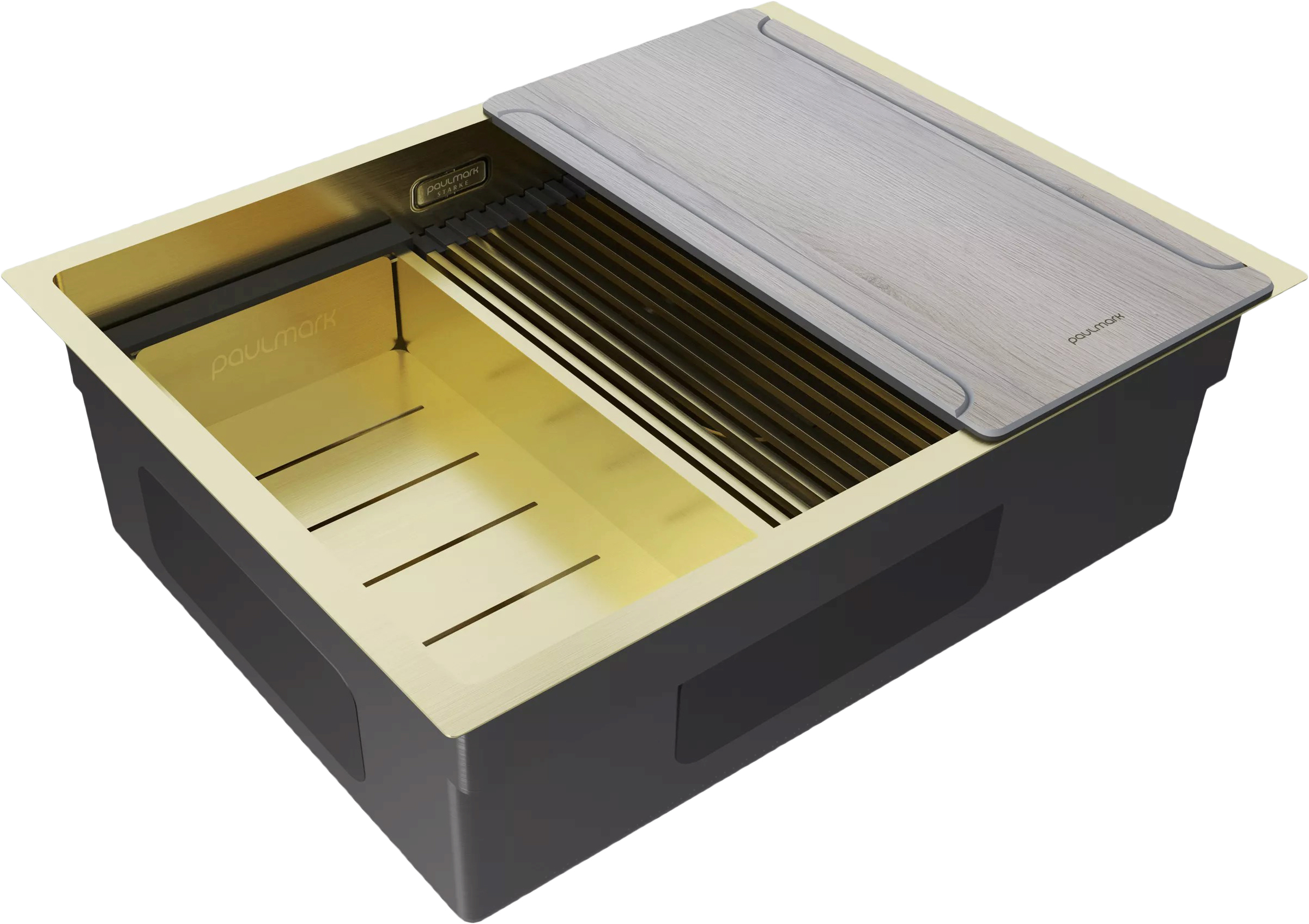 Мойка Paulmark NEXT-MULTI SINK 58 UNI PM785845-LG светлое золото фото 2 в Ростове-на-Дону Мойка Paulmark NEXT-MULTI SINK 58 UNI PM785845-LG светлое золото фото 2 в Ростове-на-Дону