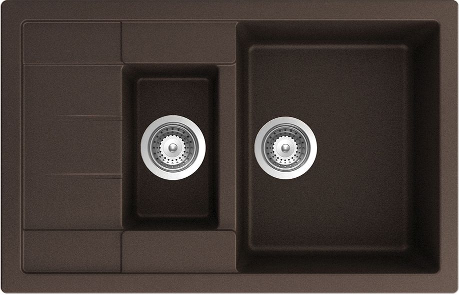 Мойка SCHOCK Aster 60 D Cristalite мокка фото 1 в Ростове-на-Дону Мойка SCHOCK Aster 60 D Cristalite мокка фото 1 в Ростове-на-Дону