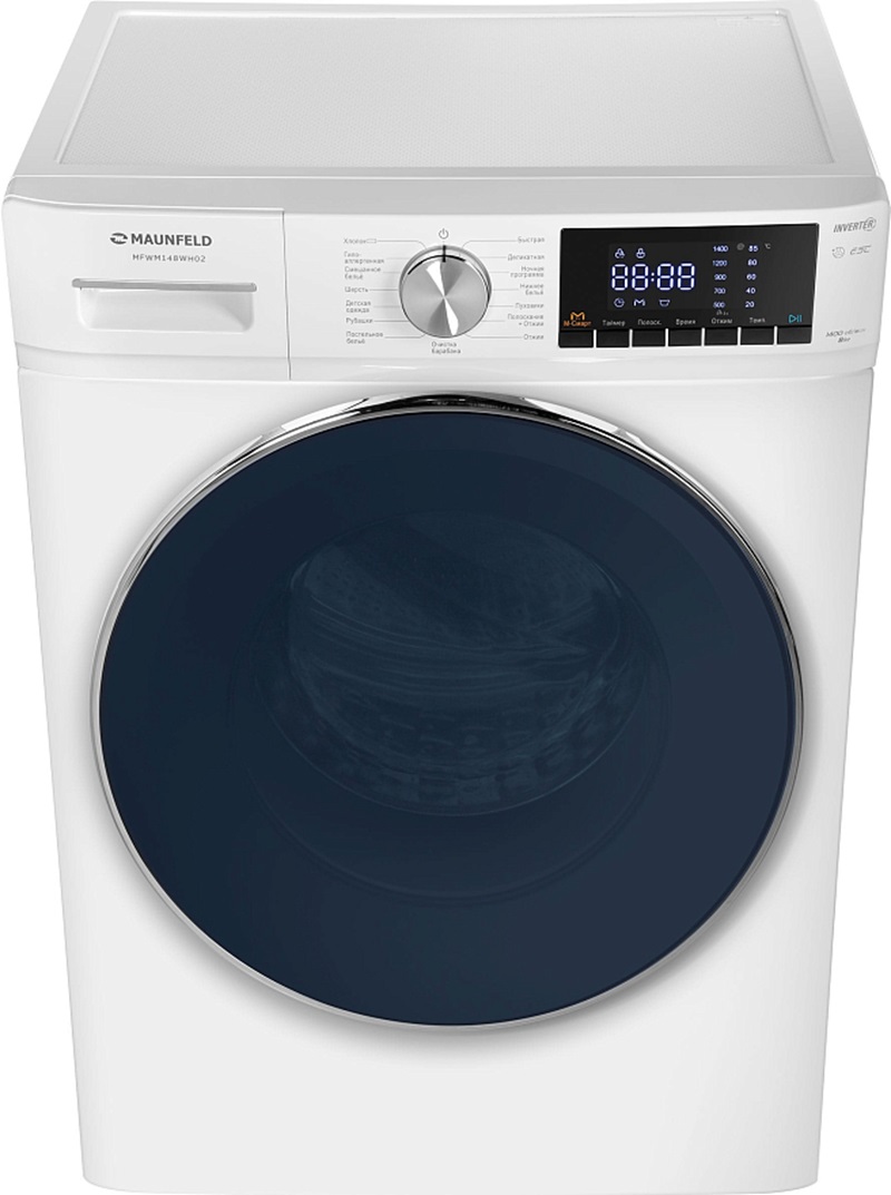 Стиральная машина Maunfeld MFWM148WH02 фото 2 в Ростове-на-Дону Стиральная машина Maunfeld MFWM148WH02 фото 2 в Ростове-на-Дону