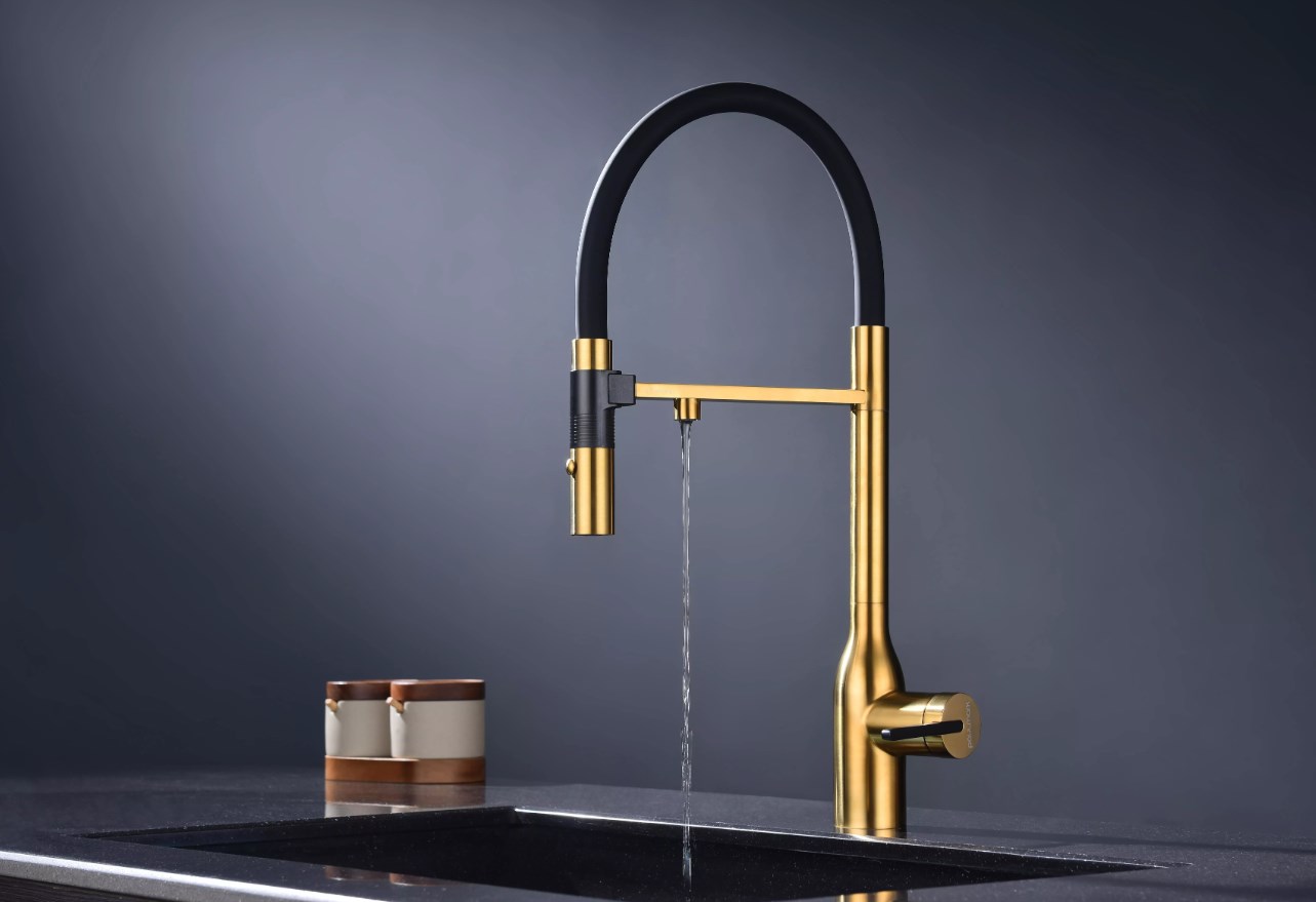 Смеситель Paulmark MAGNETO ONE Ma213188-BG брашированное золото фото 6 в Ростове-на-Дону Смеситель Paulmark MAGNETO ONE Ma213188-BG брашированное золото фото 6 в Ростове-на-Дону