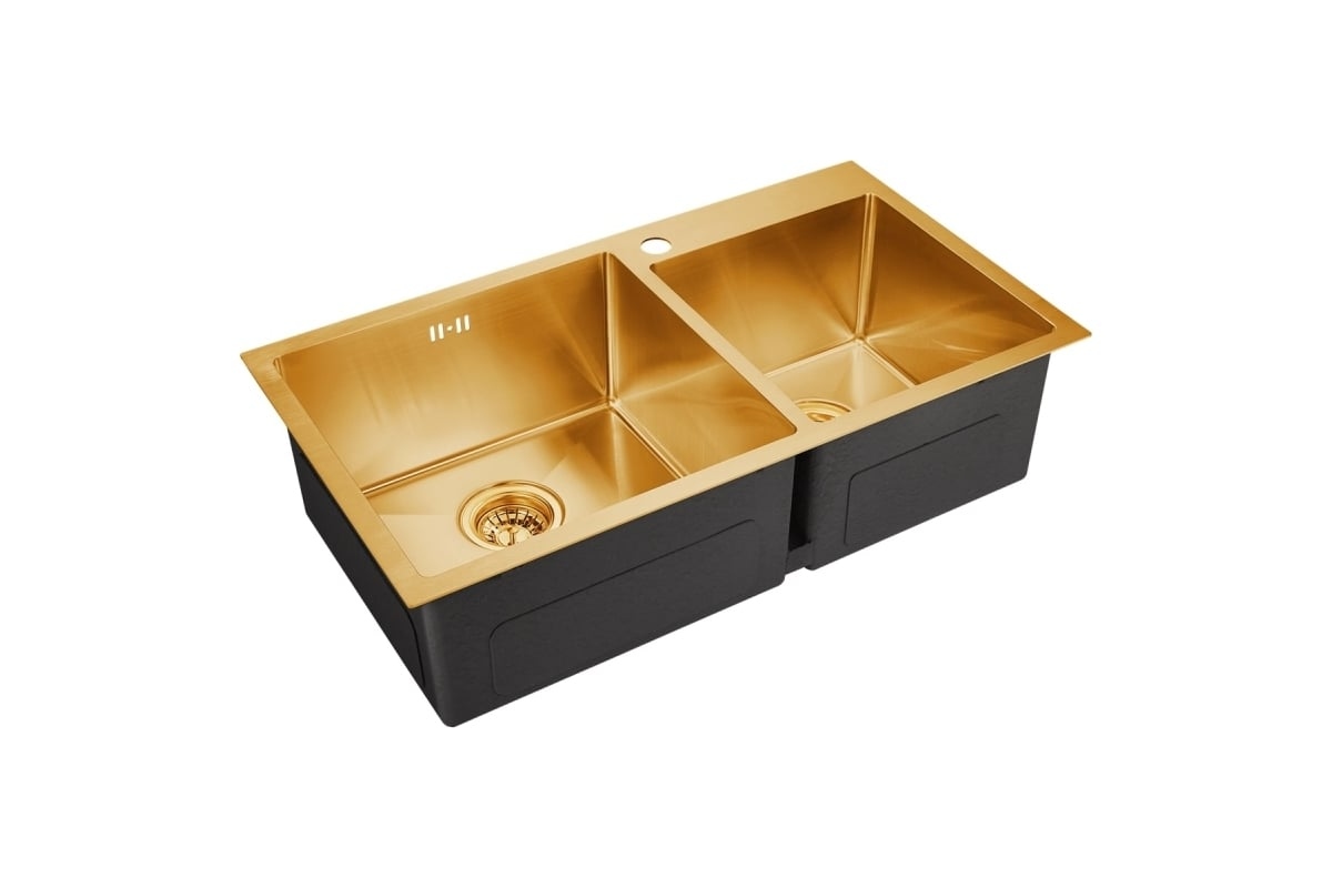 Мойка Emar EMB-210 PVD Nano Golden фото 1 в Ростове-на-Дону