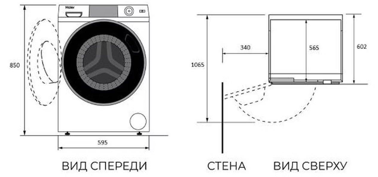 Стиральная машина Haier HW100-BP12406 фото 5 в Ростове-на-Дону