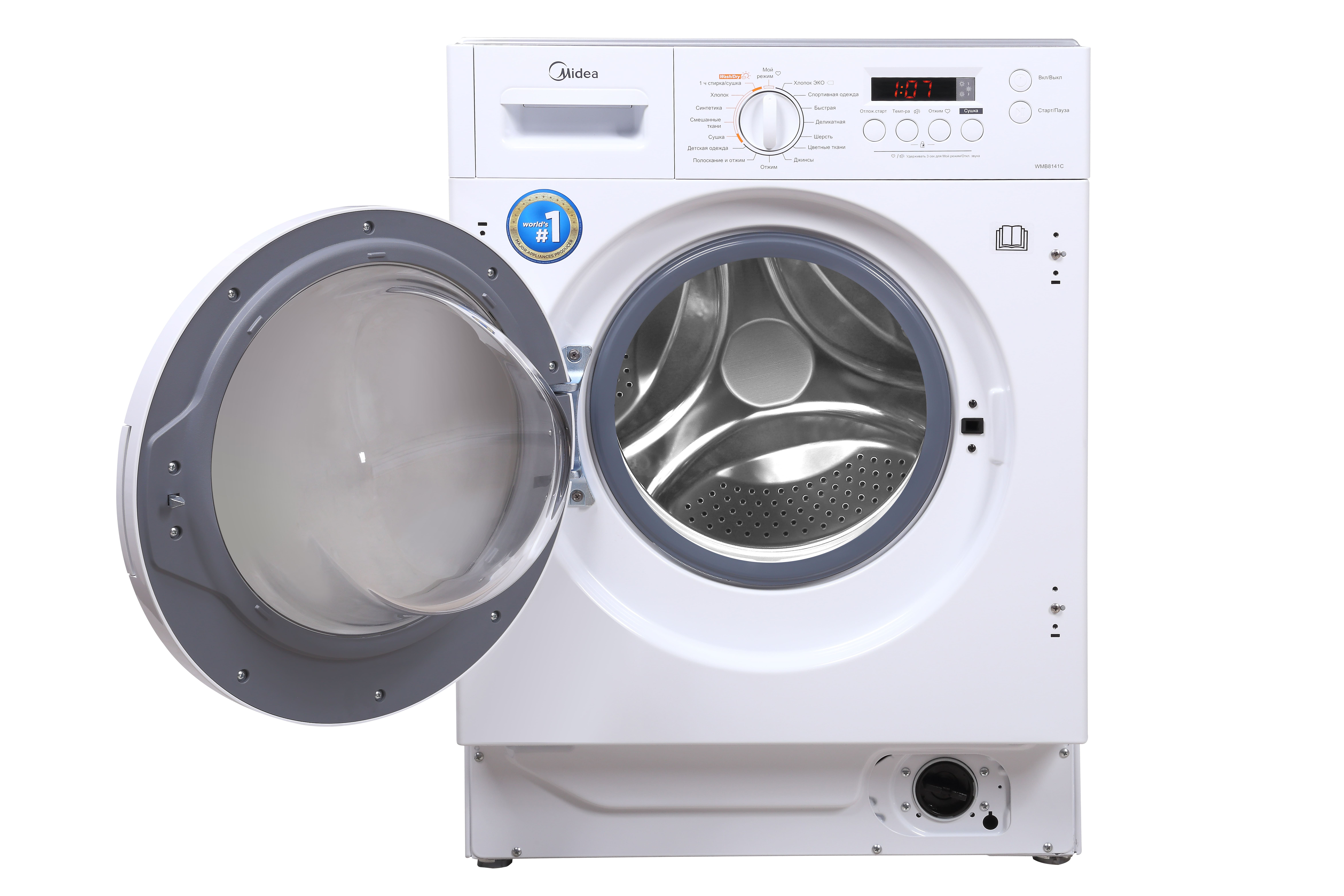 Встраиваемая стиральная машина Midea WMB8141C фото 2 в Ростове-на-Дону