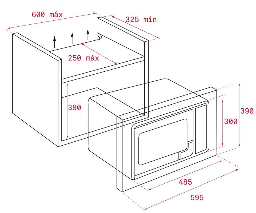 Микроволновая печь Teka ML 820 BI BLACK-SS фото 3 в Ростове-на-Дону