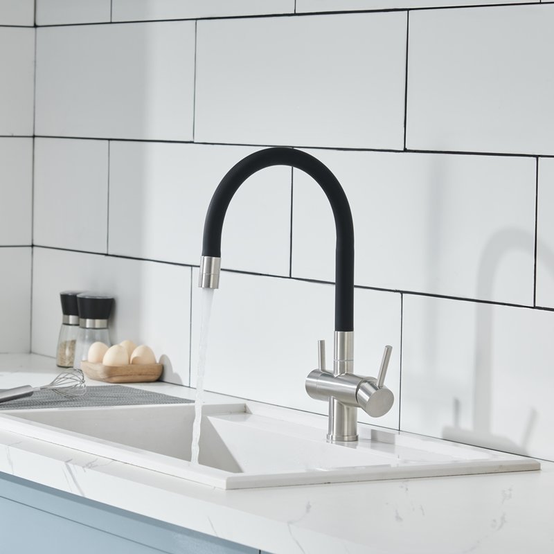 Смеситель Emar ЕС - 3015 satin фото 3 в Ростове-на-Дону