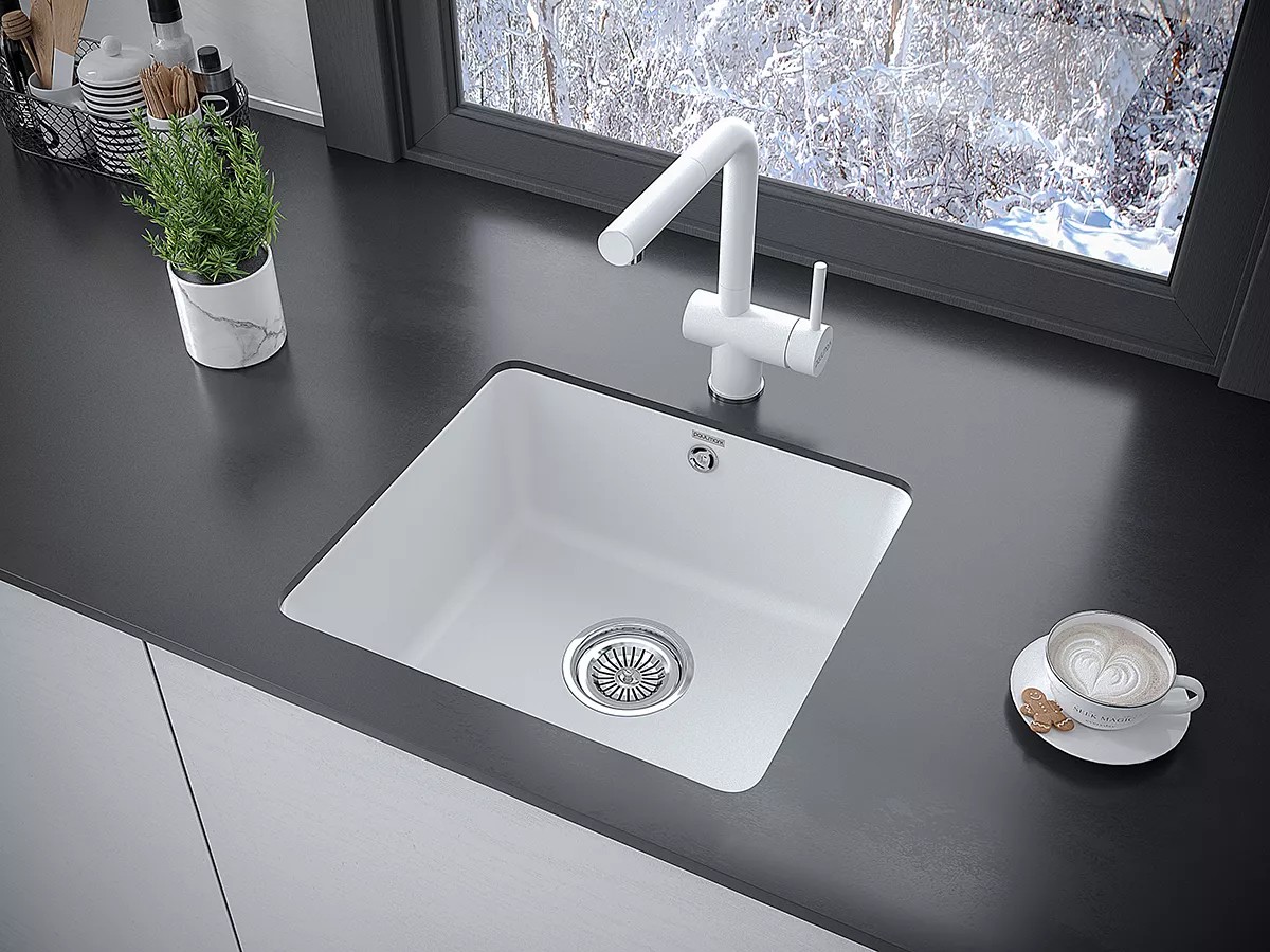 Мойка Paulmark UNTER PM204543-WH белый фото 4 в Ростове-на-Дону Мойка Paulmark UNTER PM204543-WH белый фото 4 в Ростове-на-Дону