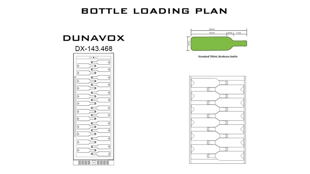 Винный шкаф DUNAVOX DX-143.468SS фото 2 в Ростове-на-Дону Винный шкаф DUNAVOX DX-143.468SS фото 2 в Ростове-на-Дону