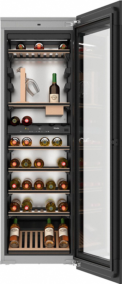 Винный холодильник Miele KWT 6722 iGS OBSW + набор сомелье WSS 6700 (177 см) фото 3 в Ростове-на-Дону