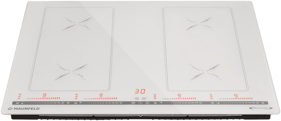 Индукционная варочная панель MAUNFELD CVI594SB2WHA Inverter фото 3 в Ростове-на-Дону