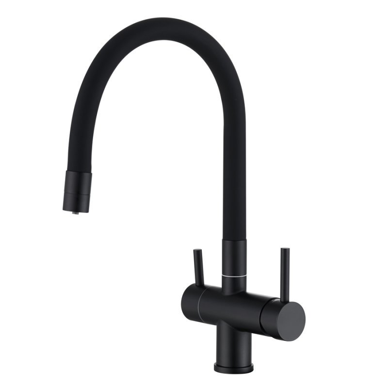 Смеситель Emar ЕС - 3015 black фото 1 в Ростове-на-Дону