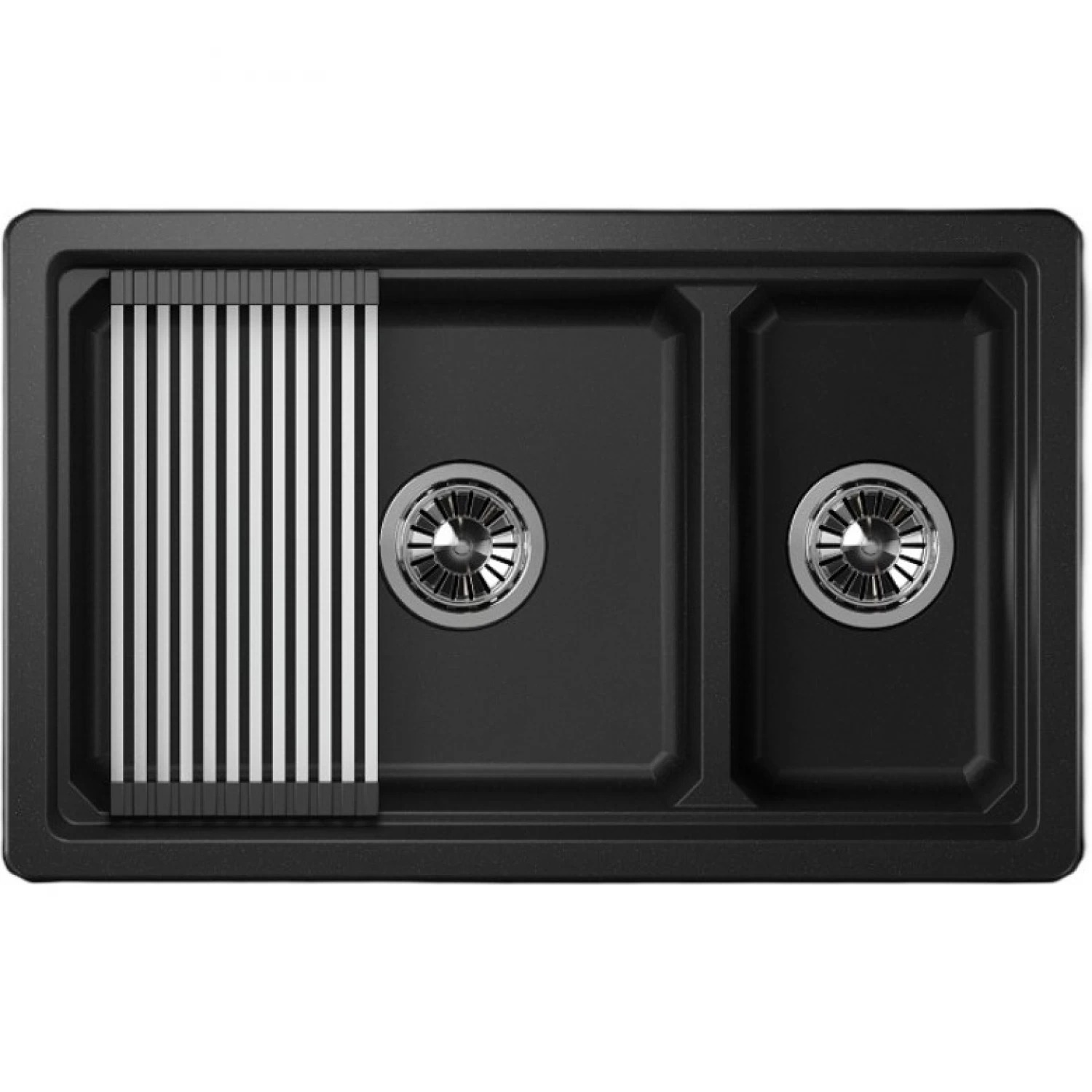 Мойка GRANULA Kitchen Space 7304U, ШВАРЦ фото 2 в Ростове-на-Дону