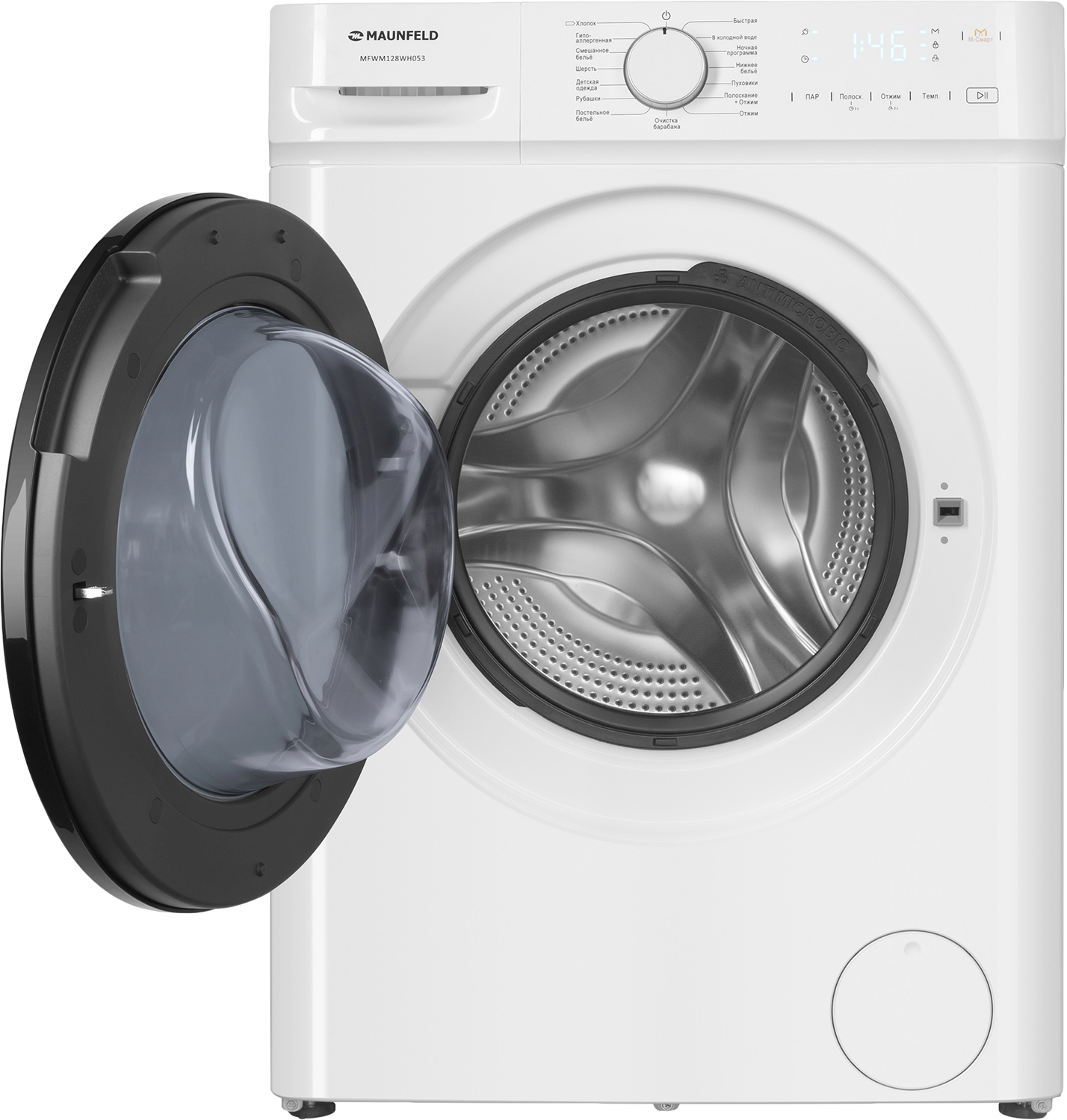 Стиральная машина MAUNFELD MFWM128WH053 фото 2 в Ростове-на-Дону Стиральная машина MAUNFELD MFWM128WH053 фото 2 в Ростове-на-Дону