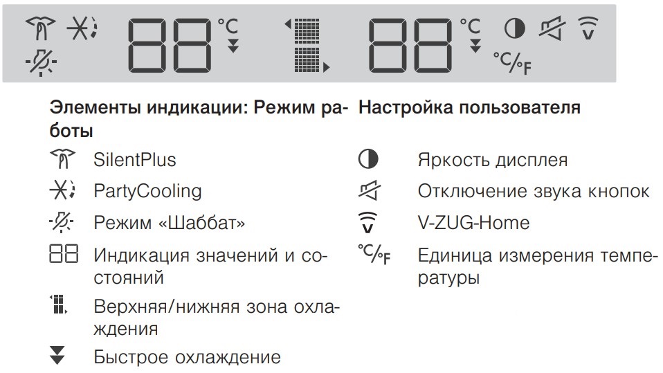 Встраиваемый винный шкаф V-ZUG WineCooler V4000 90 WC4T-51102 L платина фото 3 в Ростове-на-Дону Встраиваемый винный шкаф V-ZUG WineCooler V4000 90 WC4T-51102 L платина фото 3 в Ростове-на-Дону