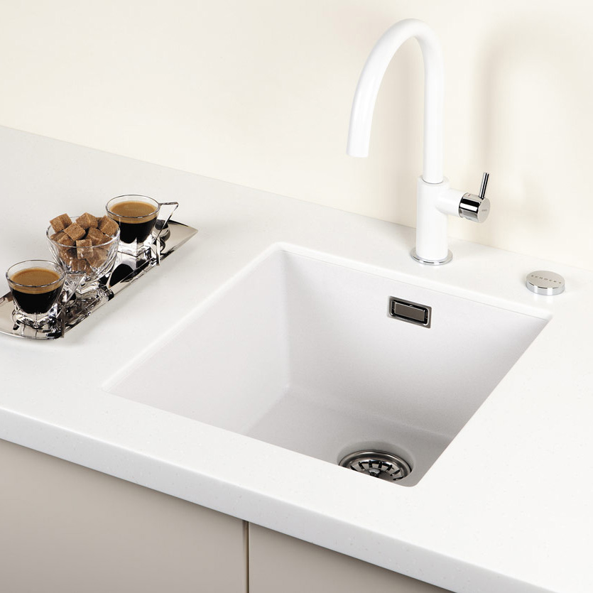 Мойка SCHOCK  Greenwich 45  Cristadur 406х456 (подстольный монтаж) серебристый камень фото 2 в Ростове-на-Дону
