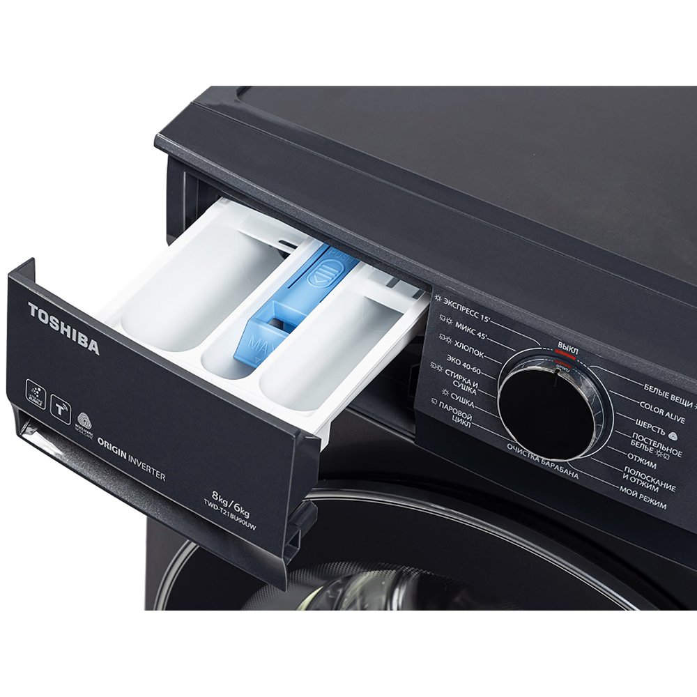 Стиральная машина c сушкой Toshiba TWD-T21BU90UWRU(MG) фото 5 в Ростове-на-Дону