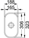 Мойка Franke AMX 110-16 под столешницу, стоп-вентиль (арт.122.0018.093) фото 2 в Ростове-на-Дону