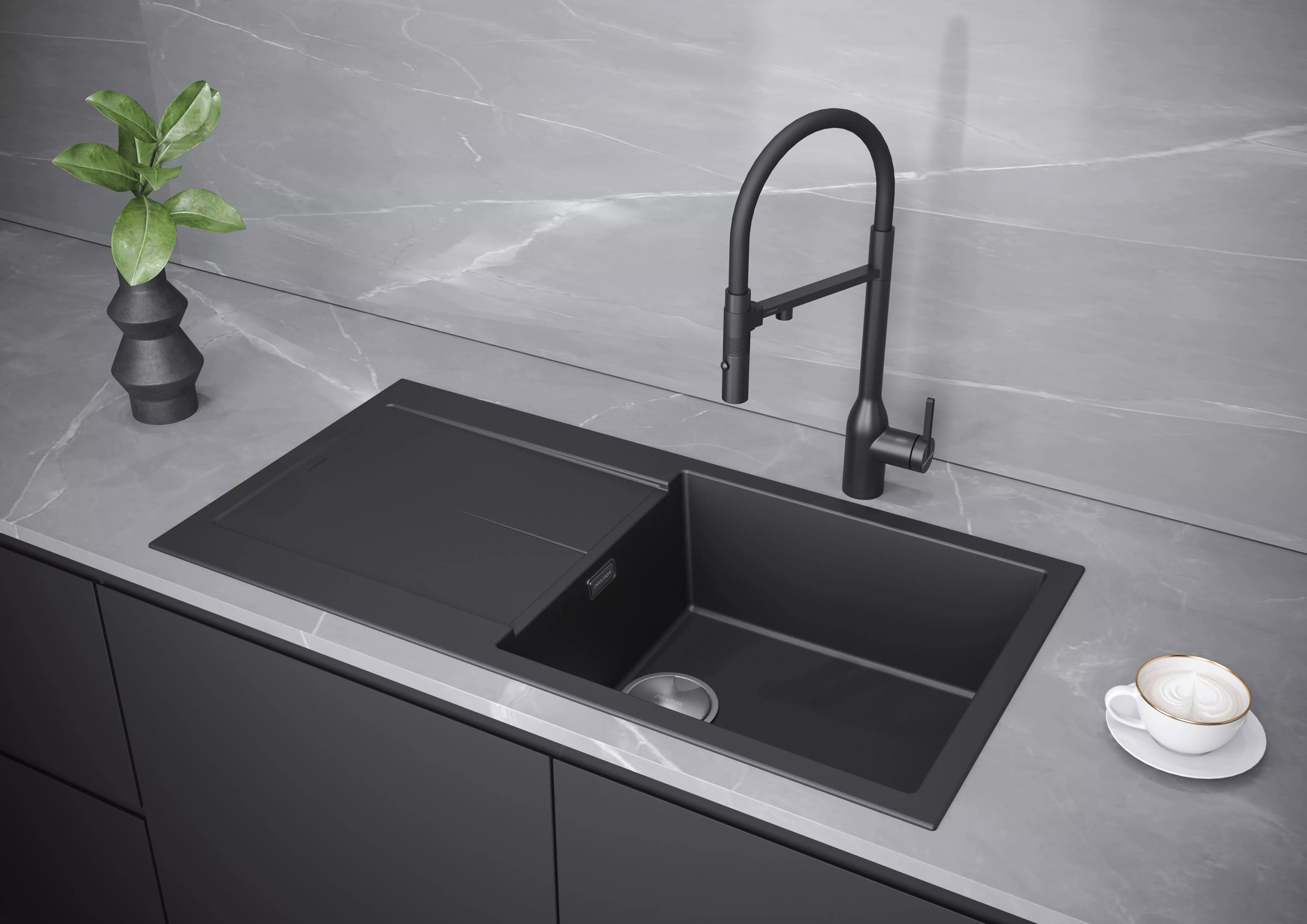 Мойка Paulmark EXTENSIO 99 PM989950-AN Anthracite фото 3 в Ростове-на-Дону Мойка Paulmark EXTENSIO 99 PM989950-AN Anthracite фото 3 в Ростове-на-Дону