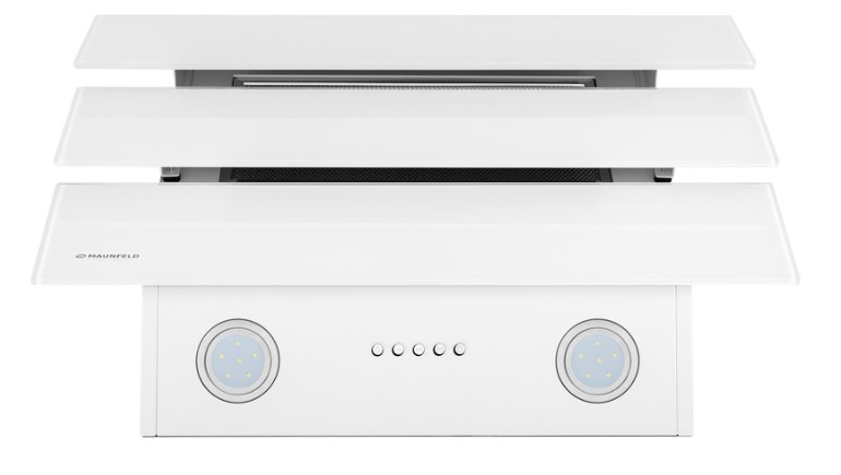 Вытяжка Maunfeld CASCADA PUSH 60 Glass White фото 3 в Ростове-на-Дону