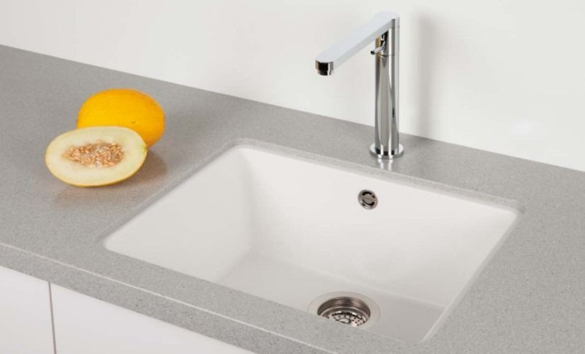 Мойка SCHOCK  Quadro 60 (N-100) Cristalite 550x430(подстольный монтаж) баварский камень фото 2 в Ростове-на-Дону