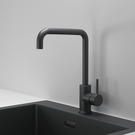 Смеситель GRANULA Kitchen Space 7110, ЧЕРНЫЙ МАТОВЫЙ фото 2 в Ростове-на-Дону Смеситель GRANULA Kitchen Space 7110, ЧЕРНЫЙ МАТОВЫЙ фото 2 в Ростове-на-Дону