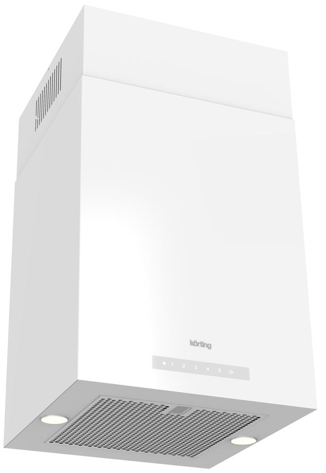 Островная вытяжка Korting KHA 45970 W Cube фото 1 в Ростове-на-Дону