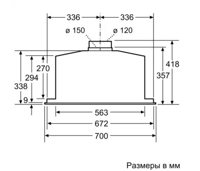Встраиваемая вытяжка NEFF D57ML66N1 фото 2 в Ростове-на-Дону