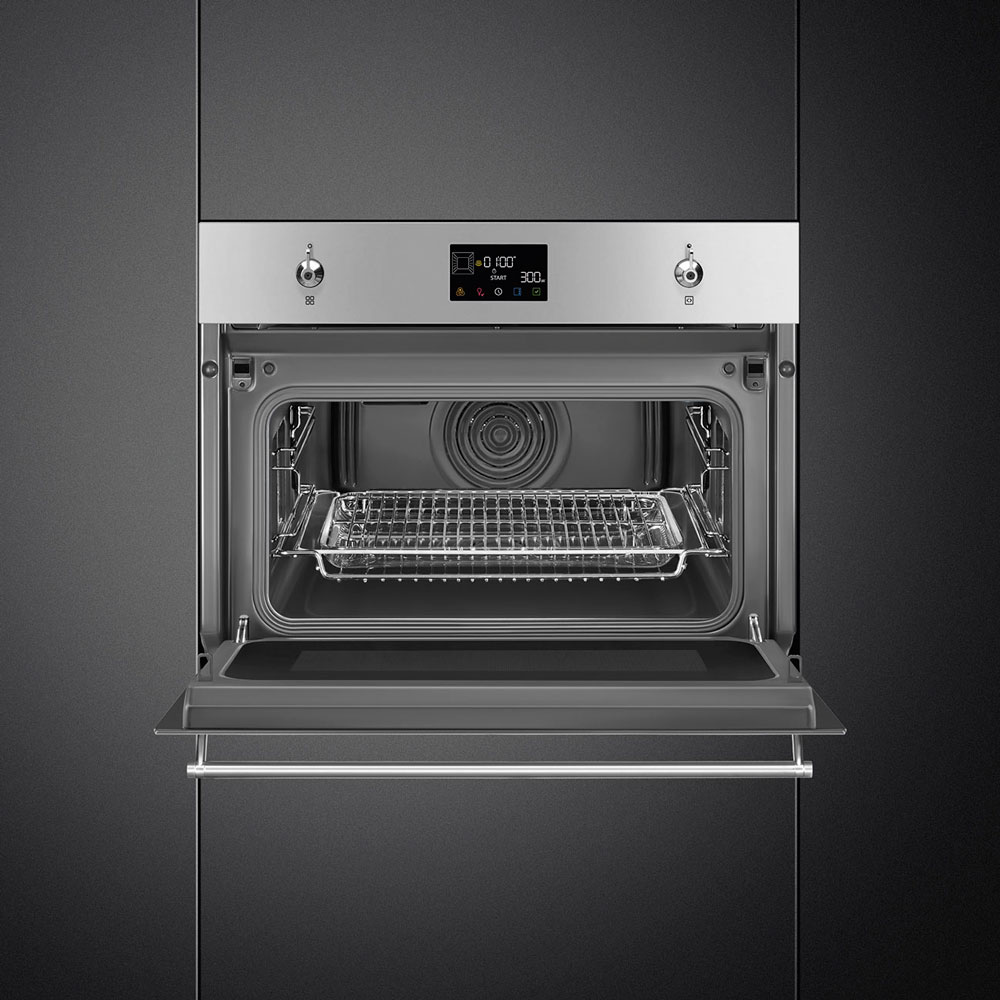 Компактный дух.шкаф с функцией СВЧ SMEG SO4302M1X фото 3 в Ростове-на-Дону Компактный дух.шкаф с функцией СВЧ SMEG SO4302M1X фото 3 в Ростове-на-Дону