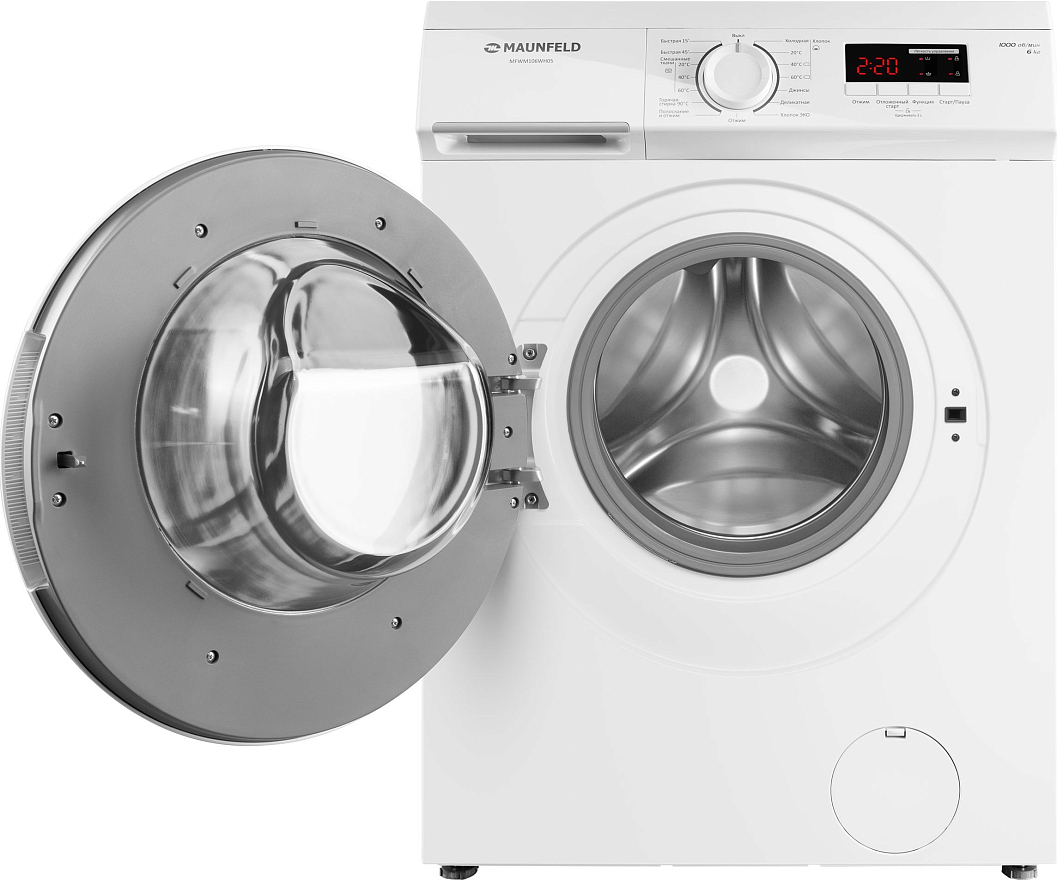 Стиральная машина Maunfeld MFWM106WH05 фото 3 в Ростове-на-Дону Стиральная машина Maunfeld MFWM106WH05 фото 3 в Ростове-на-Дону