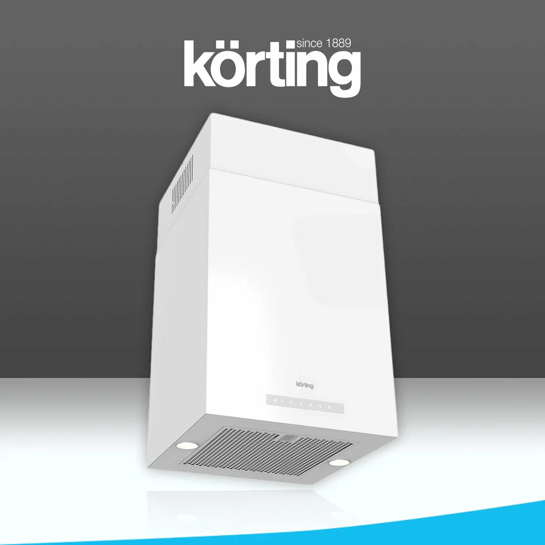 Островная вытяжка Korting KHA 45970 W Cube фото 4 в Ростове-на-Дону