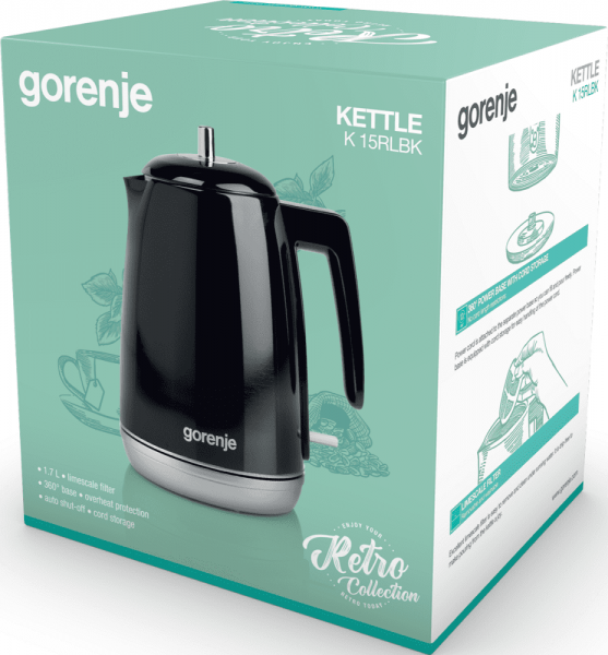 Чайник Gorenje K15RLBK фото 3 в Ростове-на-Дону Чайник Gorenje K15RLBK фото 3 в Ростове-на-Дону