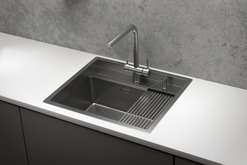 Мойка GRANULA Kitchen Space 6051, СТАЛЬ САТИН фото 3 в Ростове-на-Дону